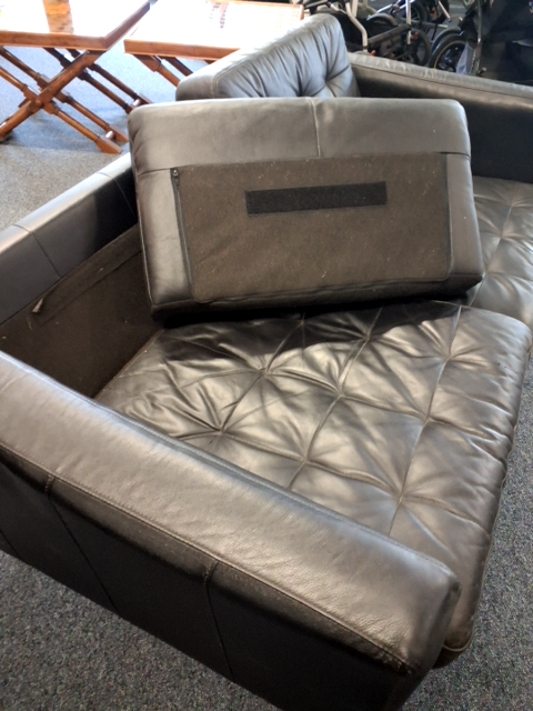 Ikea lædersofa